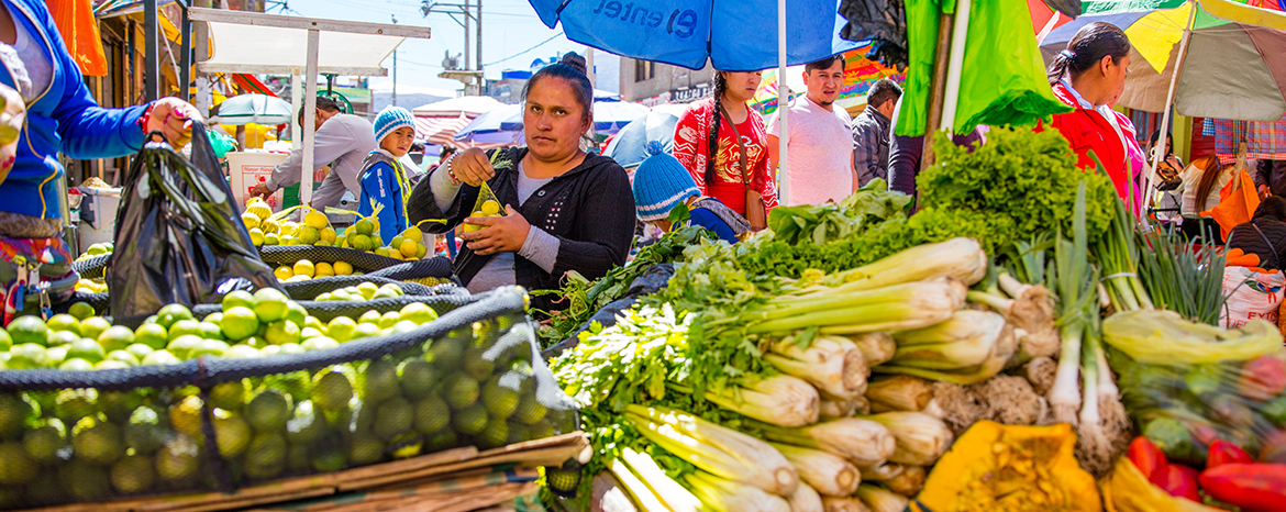 Sunday morning at the Huaraz Street Market – Peru